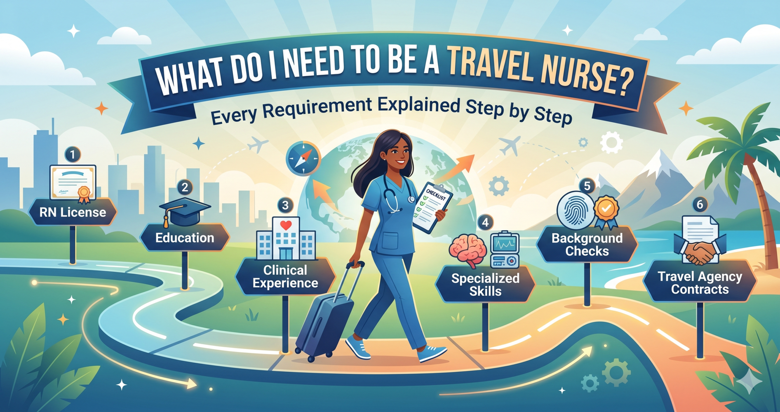 Wondering What Do I Need to Be a Travel Nurse? Every Requirement Explained Step by Step.