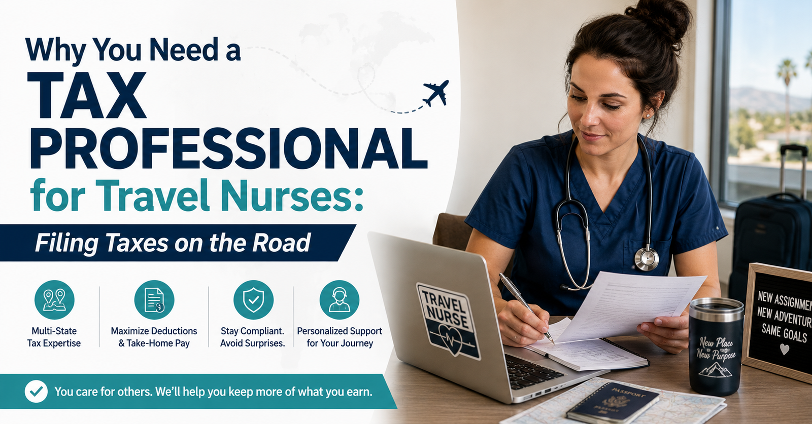 Discover Why You Need a Tax Professional for Travel Nurses: Filing Taxes on the Road.