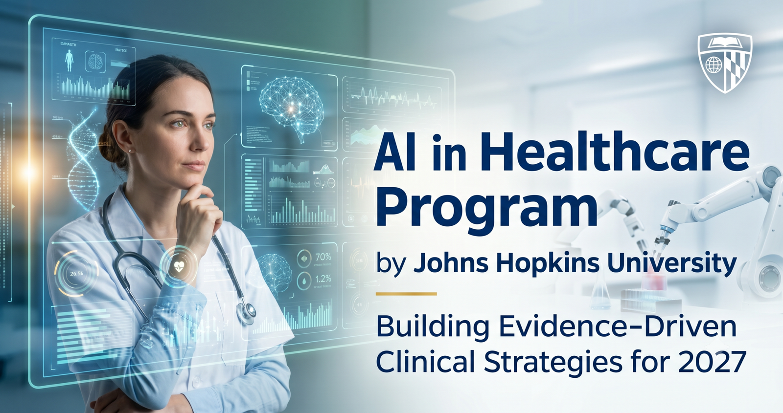 Explore how the AI in Healthcare Program by Johns Hopkins University: Building Evidence-Driven Clinical Strategies for 2027.