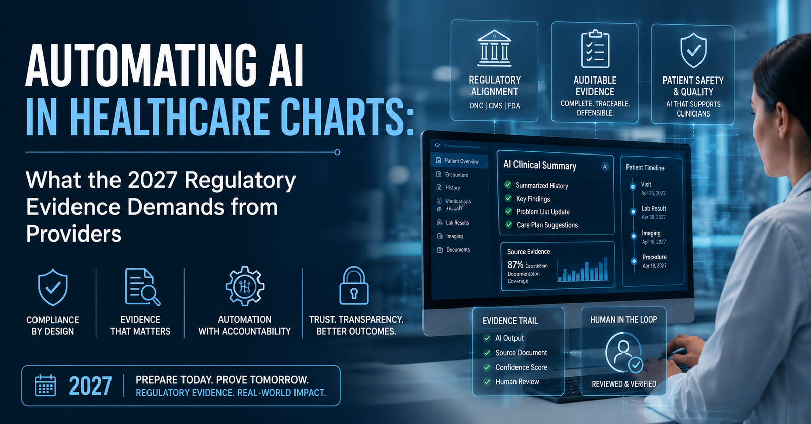 Learn what Automating AI in Healthcare Charts: What the 2027 Regulatory Evidence Demands from Providers.