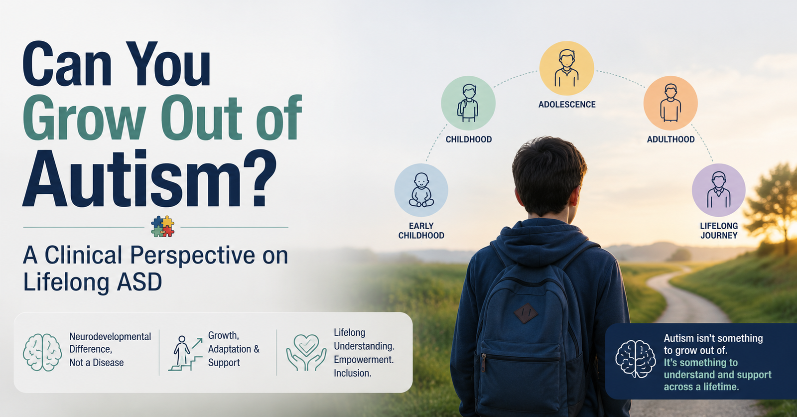 Explore how Can You Grow Out of Autism? A Clinical Perspective on Lifelong ASD.