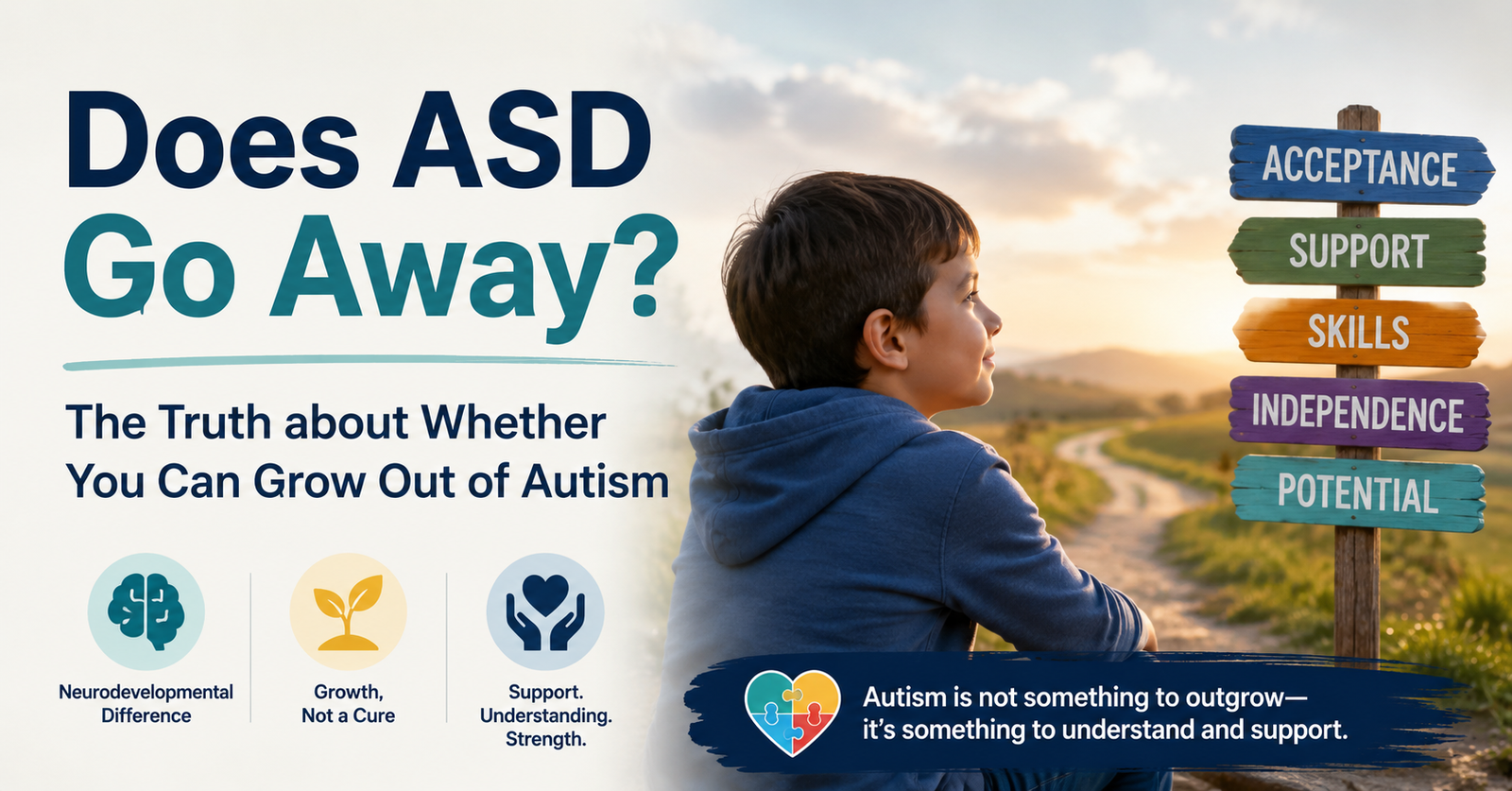 Explore Does ASD Go Away? The Truth about Whether You Can Grow Out of Autism.