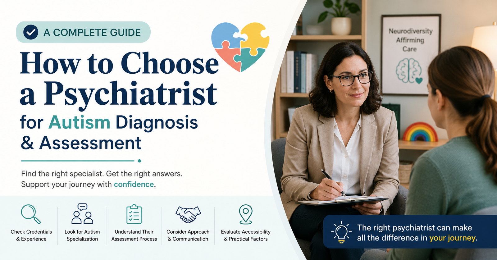 Learn How to Choose a Psychiatrist for Autism Diagnosis & Assessment: A Complete Guide.