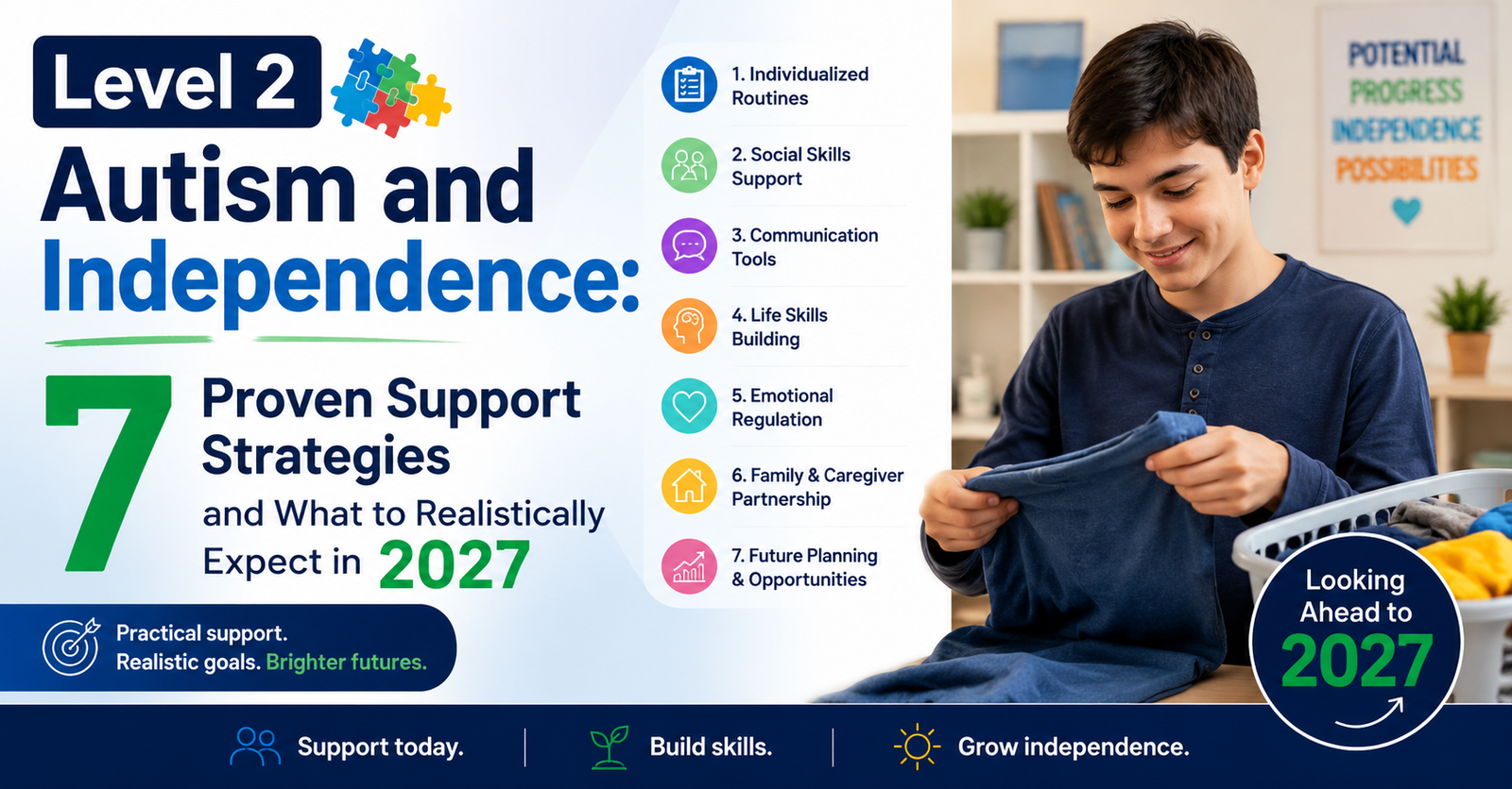 Explore Level 2 Autism and Independence: 7 Proven Support Strategies and What to Realistically Expect in 2027.