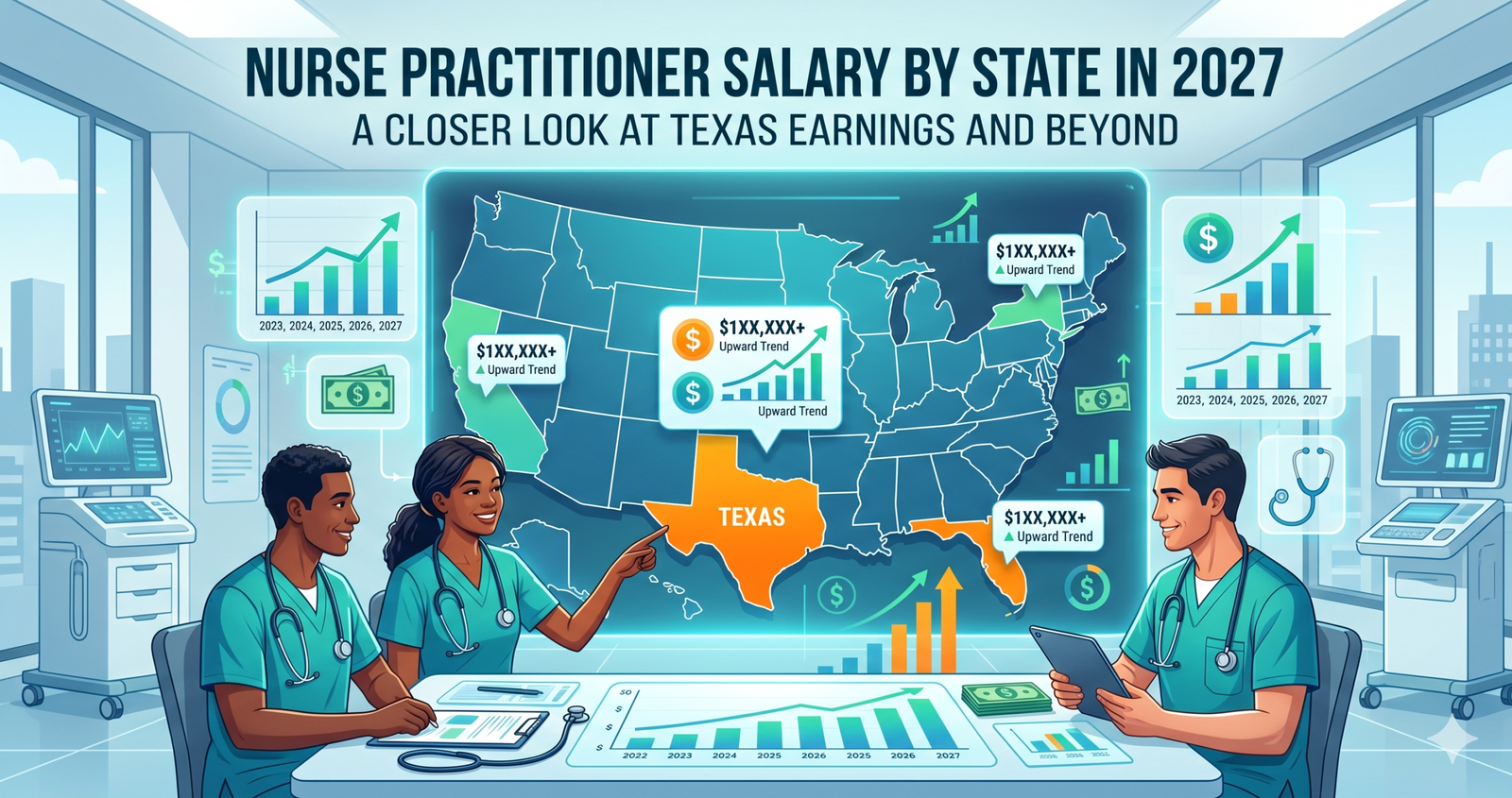Explore Nurse Practitioner Salary by State in 2027: A Closer Look at Texas Earnings and Beyond.
