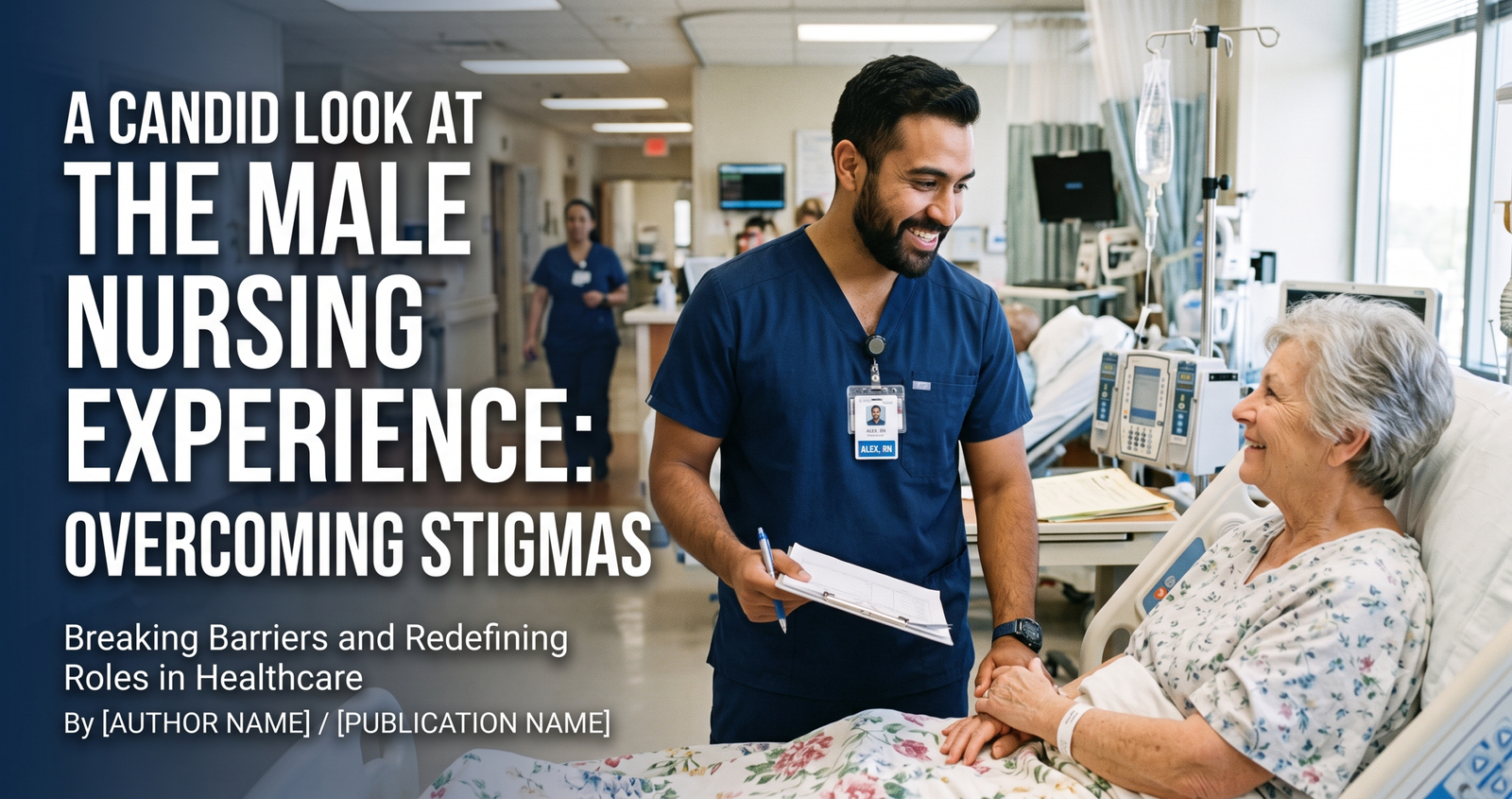 A candid has an Overcoming Stigmas: A Candid Look at the Male Nursing Experience.