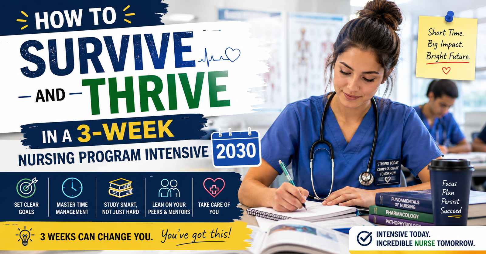 Facing How to Survive and Thrive in a 3-Week Nursing Program Intensive.