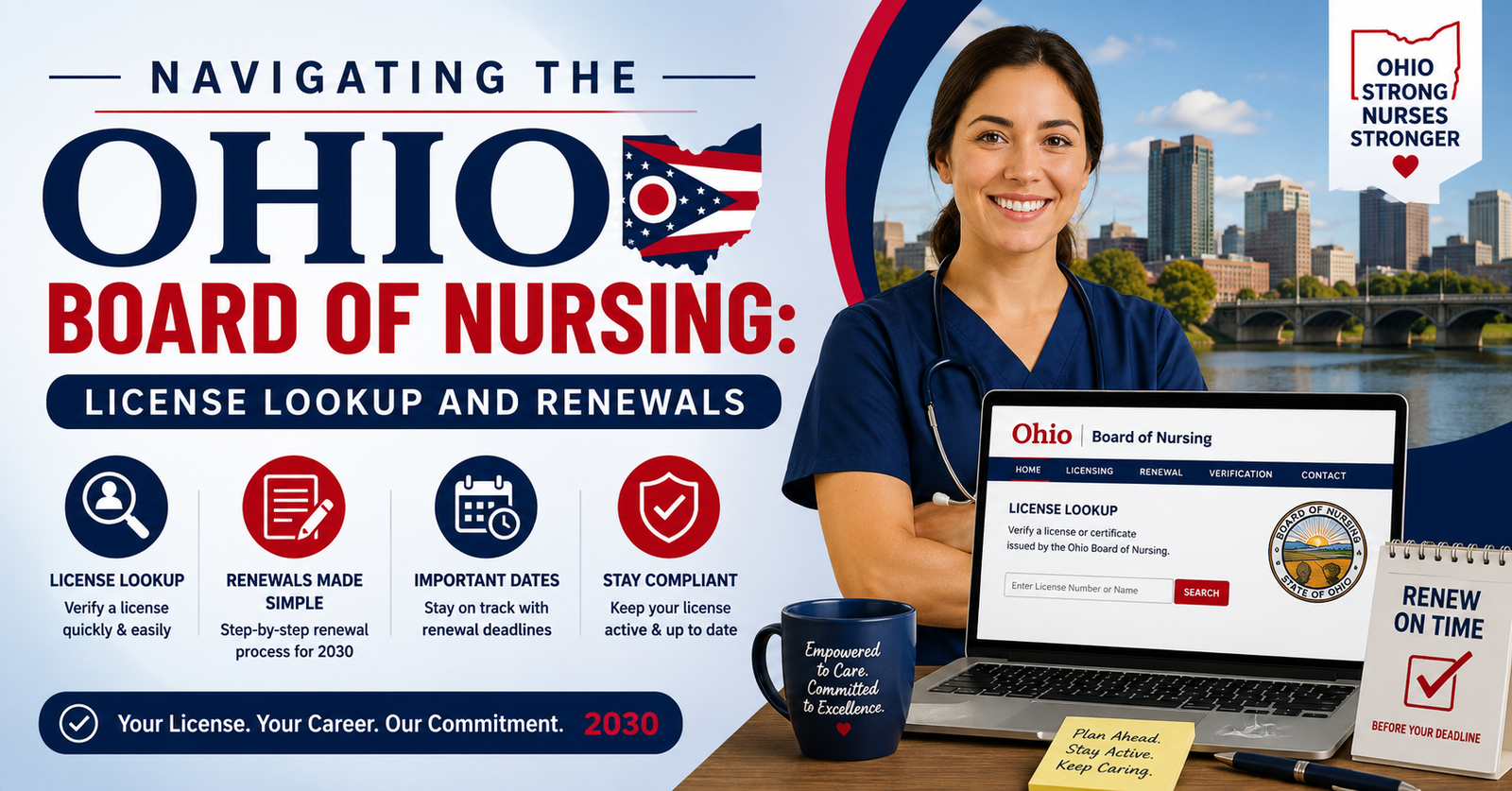 Learn how Navigating the Ohio Board of Nursing: License Lookup and Renewals.