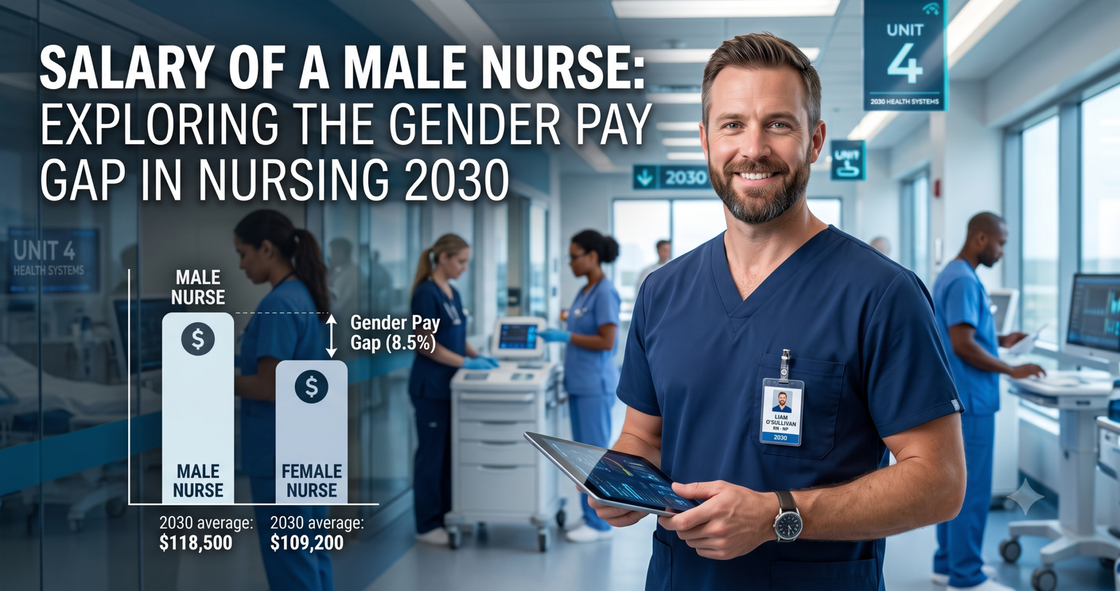 Explore the Salary of a Male Nurse: Exploring the Gender Pay Gap in Nursing.