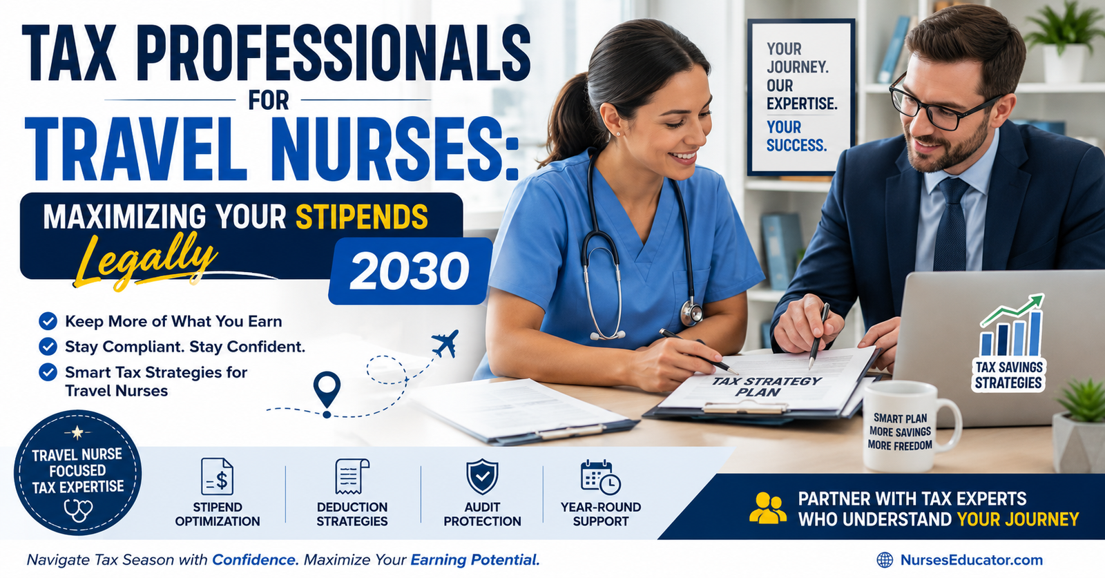 Learn Tax Professionals for Travel Nurses: Maximizing Your Stipends Legally.
