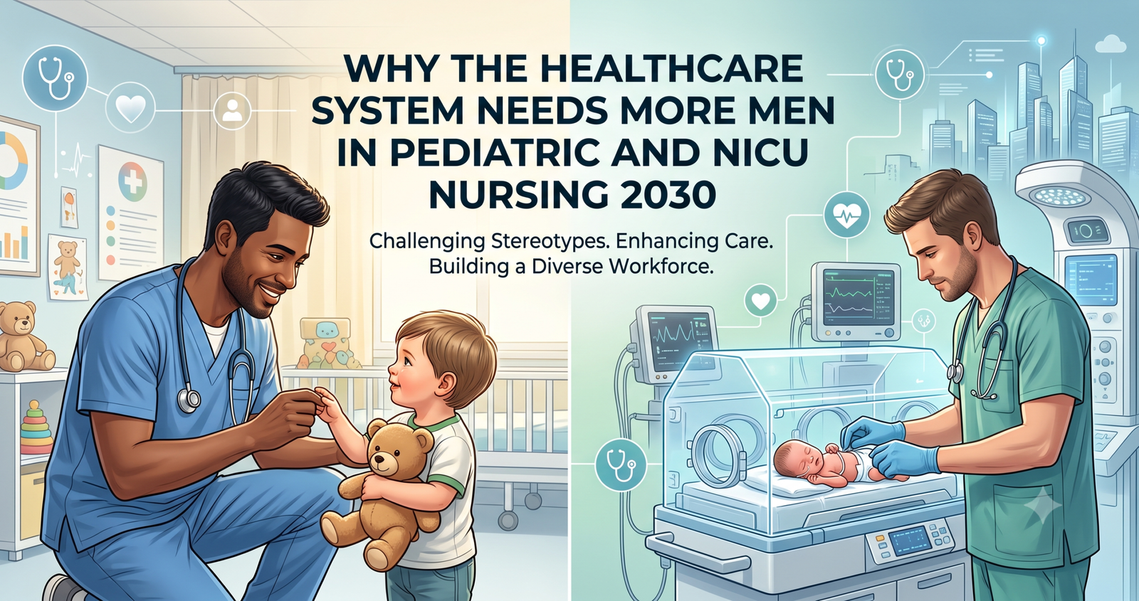 Explore Why the Healthcare System Needs More Men in Pediatric and NICU Nursing.
