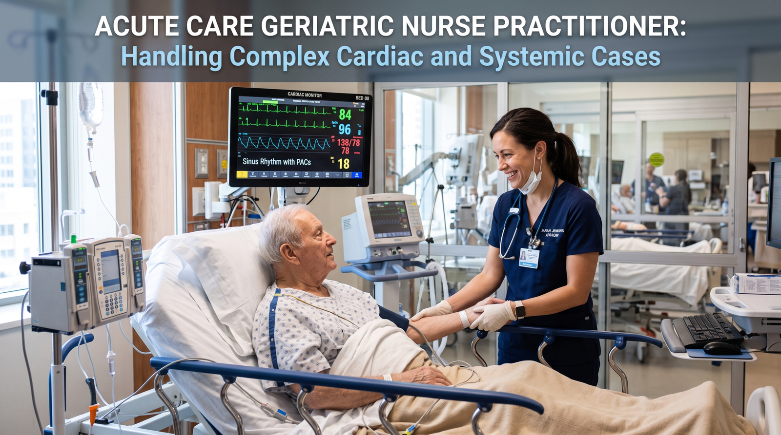 Discover how an Acute Care Geriatric Nurse Practitioner: Handling Complex Cardiac and Systemic Cases.