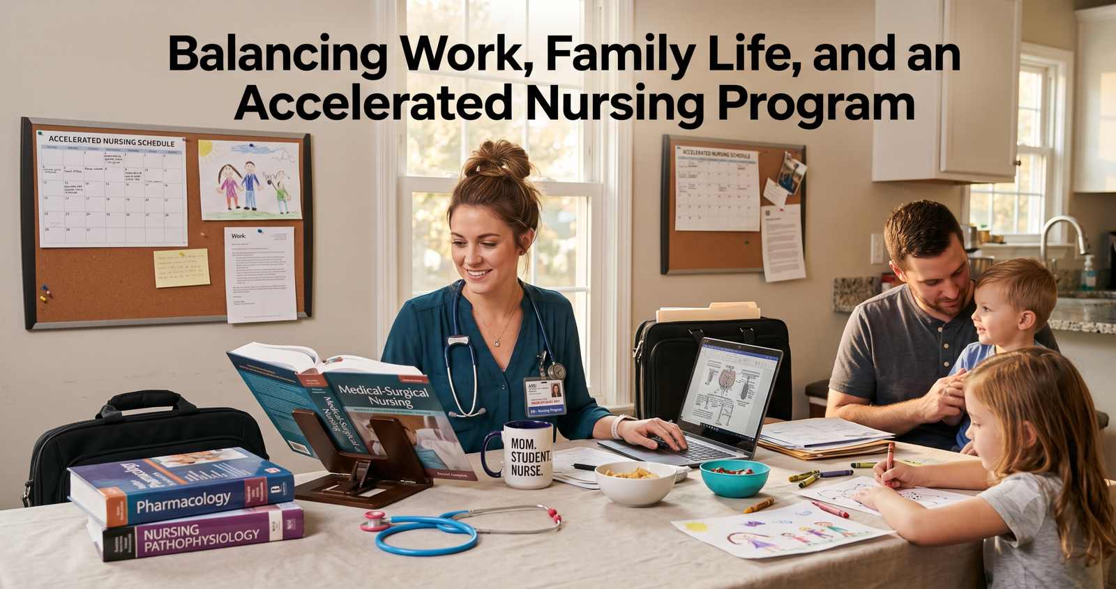 Struggling Balance Work, Family Life, and an Accelerated Nursing Program.