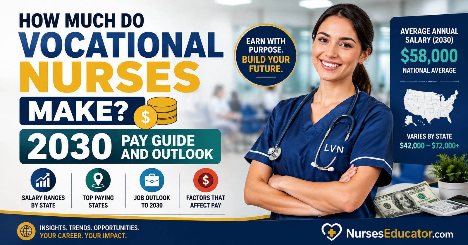 Wondering How Much Do Vocational Nurses Make? 2030 Pay Guide and Outlook.