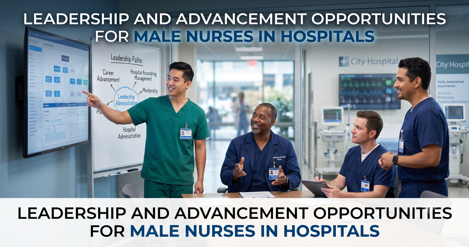 Explore Leadership and Advancement Opportunities for Male Nurses in Hospitals.