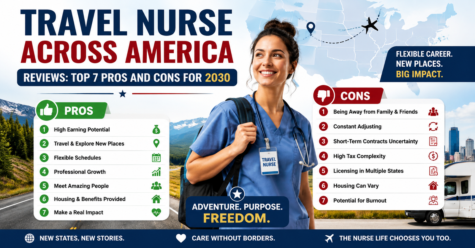 Considering TNAA? Travel Nurse Across America Reviews: Top 7 Pros and Cons for 2030.