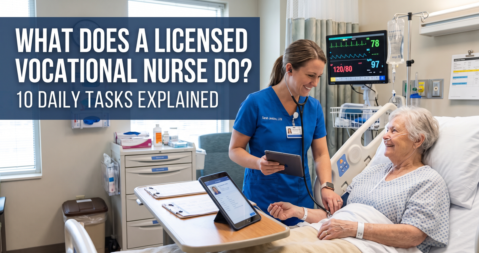 Curious What Does a Licensed Vocational Nurse Do? 10 Daily Tasks Explained