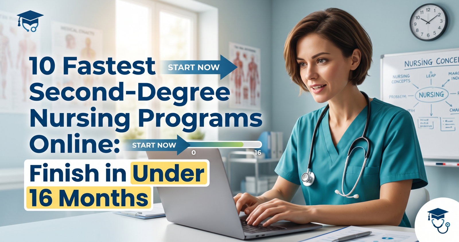 Discover the 10 Fastest Second-Degree Nursing Programs Online: Finish in Under 16 Months.