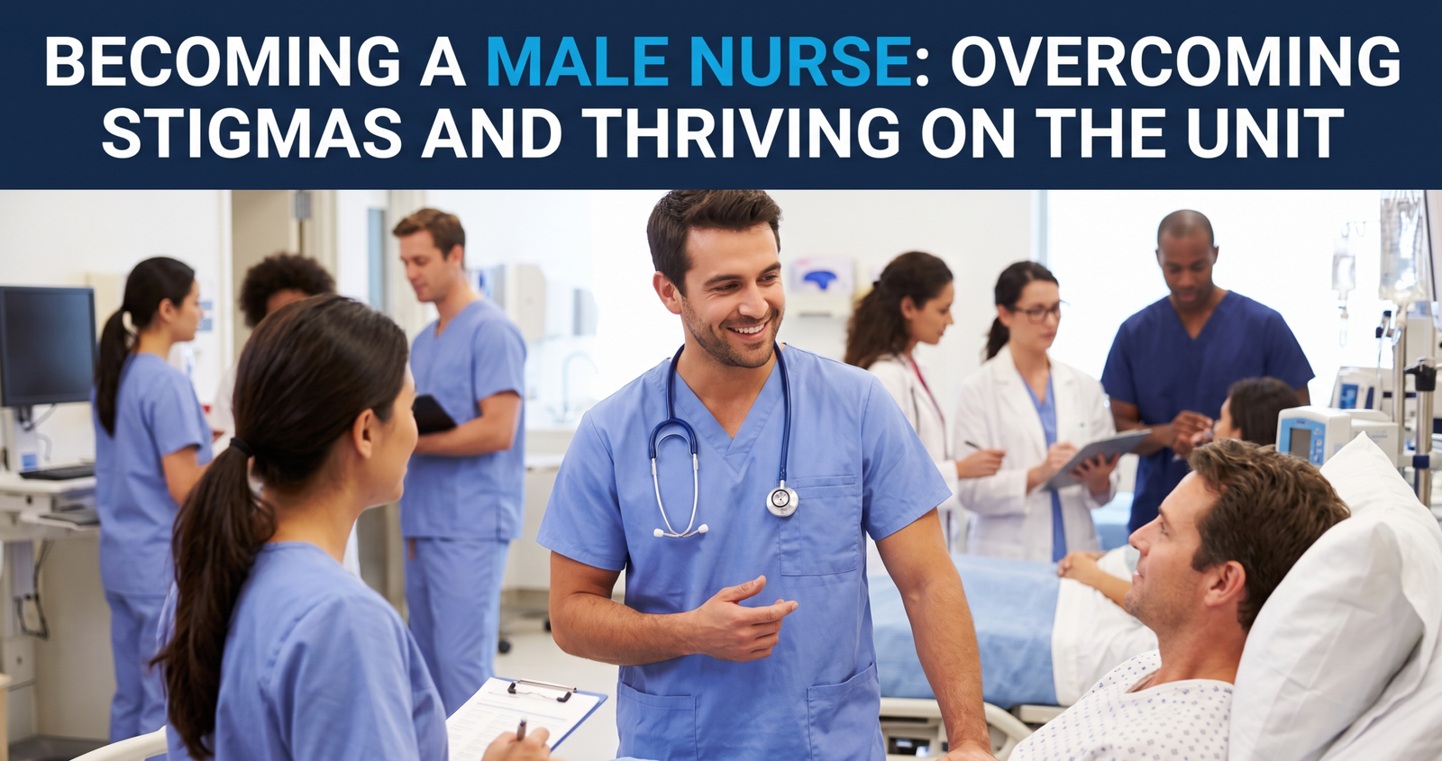 Learn how a Becoming a Male Nurse: Overcoming Stigmas and Thriving on the Unit.
