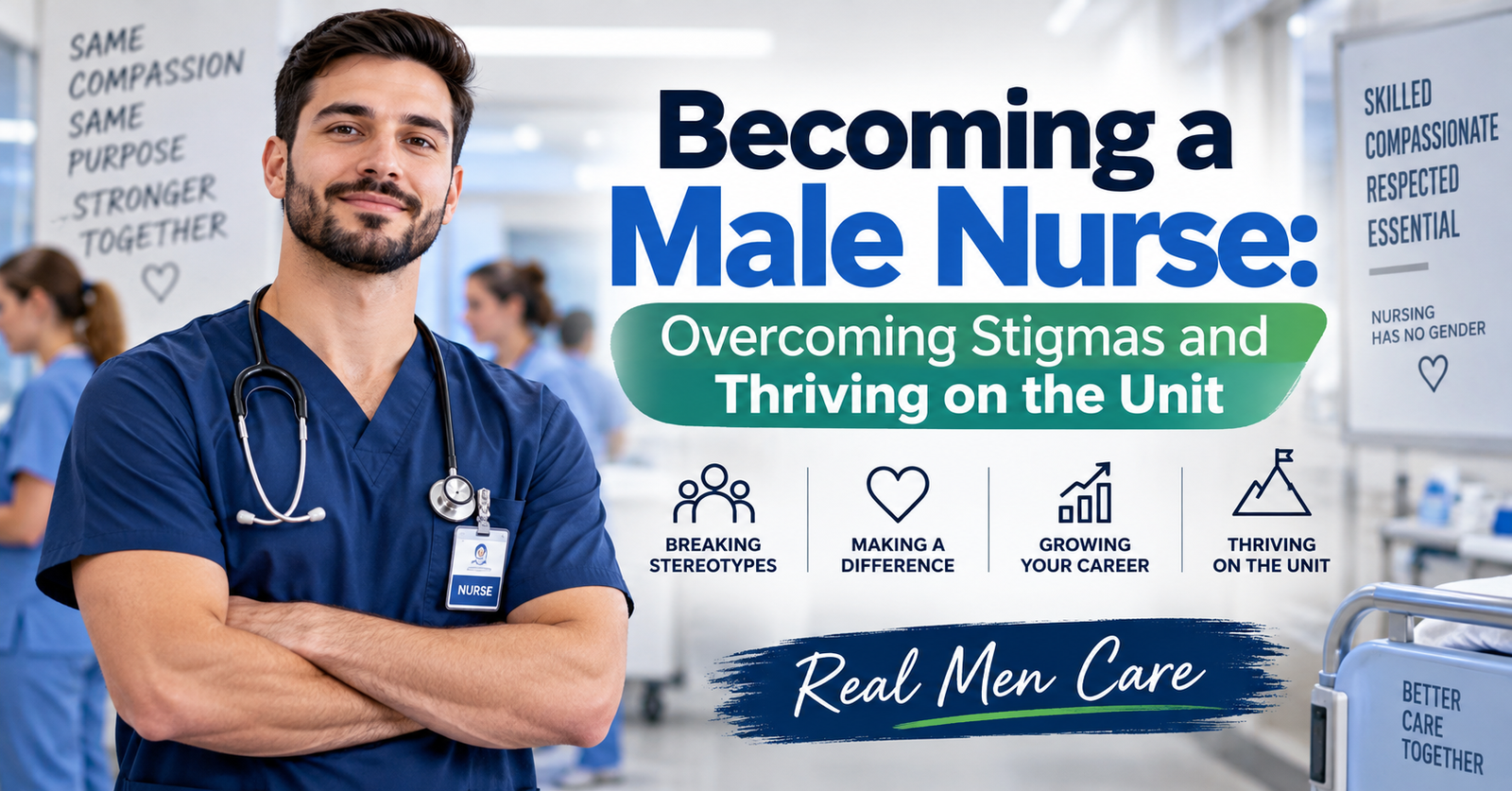 Learn how a Becoming a Male Nurse: Overcoming Stigmas and Thriving on the Unit.