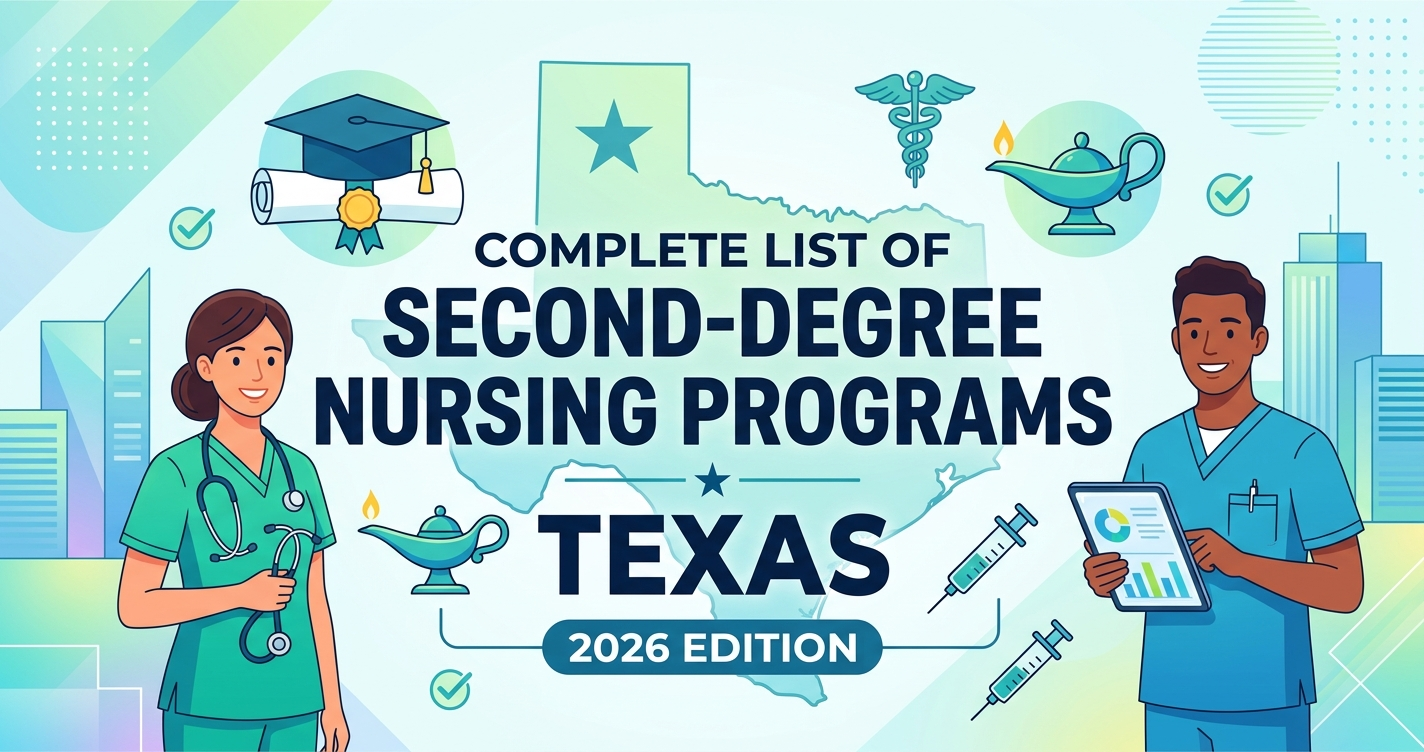 Explore the Complete List of Second-Degree Nursing Programs Texas 2026 Edition.
