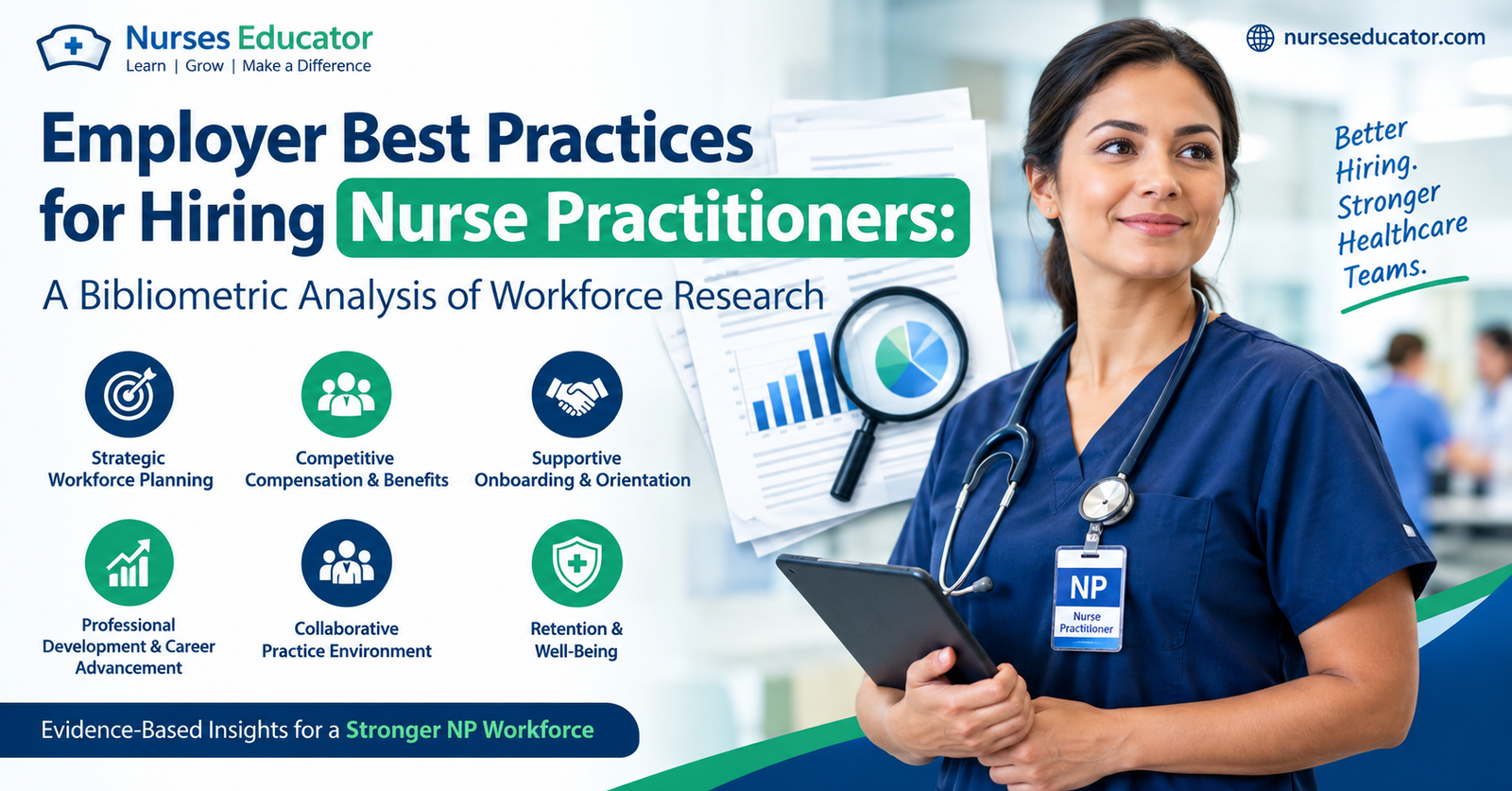 What is Employer Best Practices for Hiring Nurse Practitioners: A Bibliometric Analysis of Workforce Research.