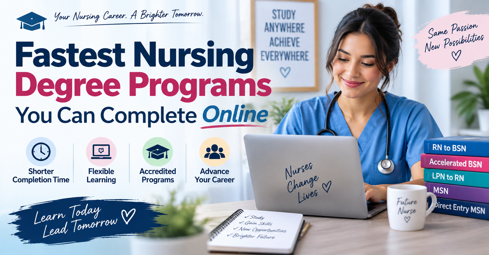 Discover the Fastest Nursing Degree Programs You Can Complete Online.