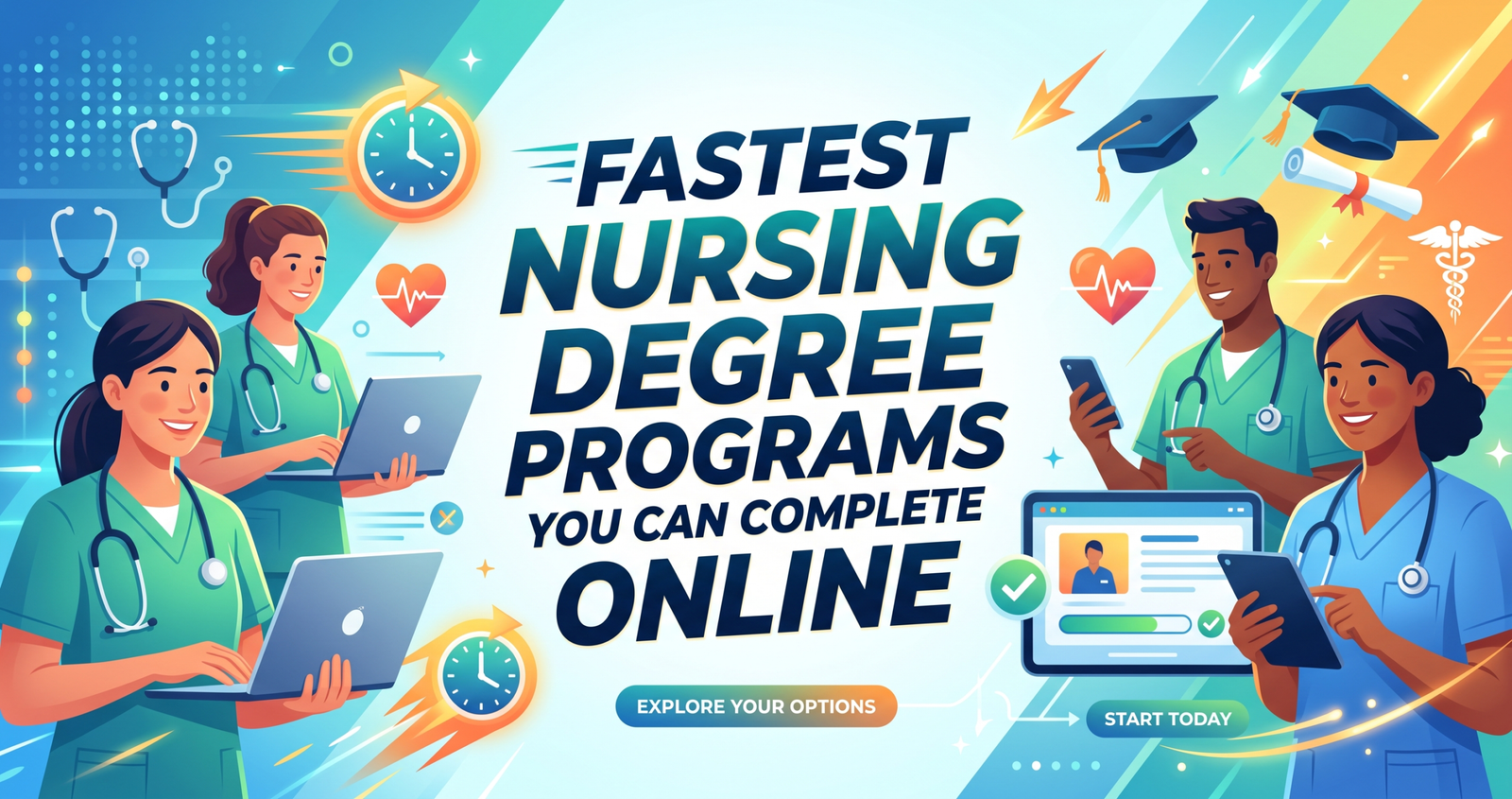 Discover the Fastest Nursing Degree Programs You Can Complete Online.