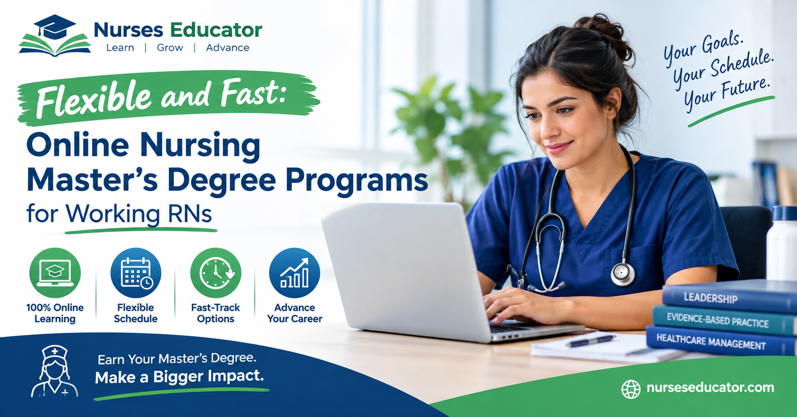 Explore Flexible and Fast: Online Nursing Master's Degree Programs for Working RNs.