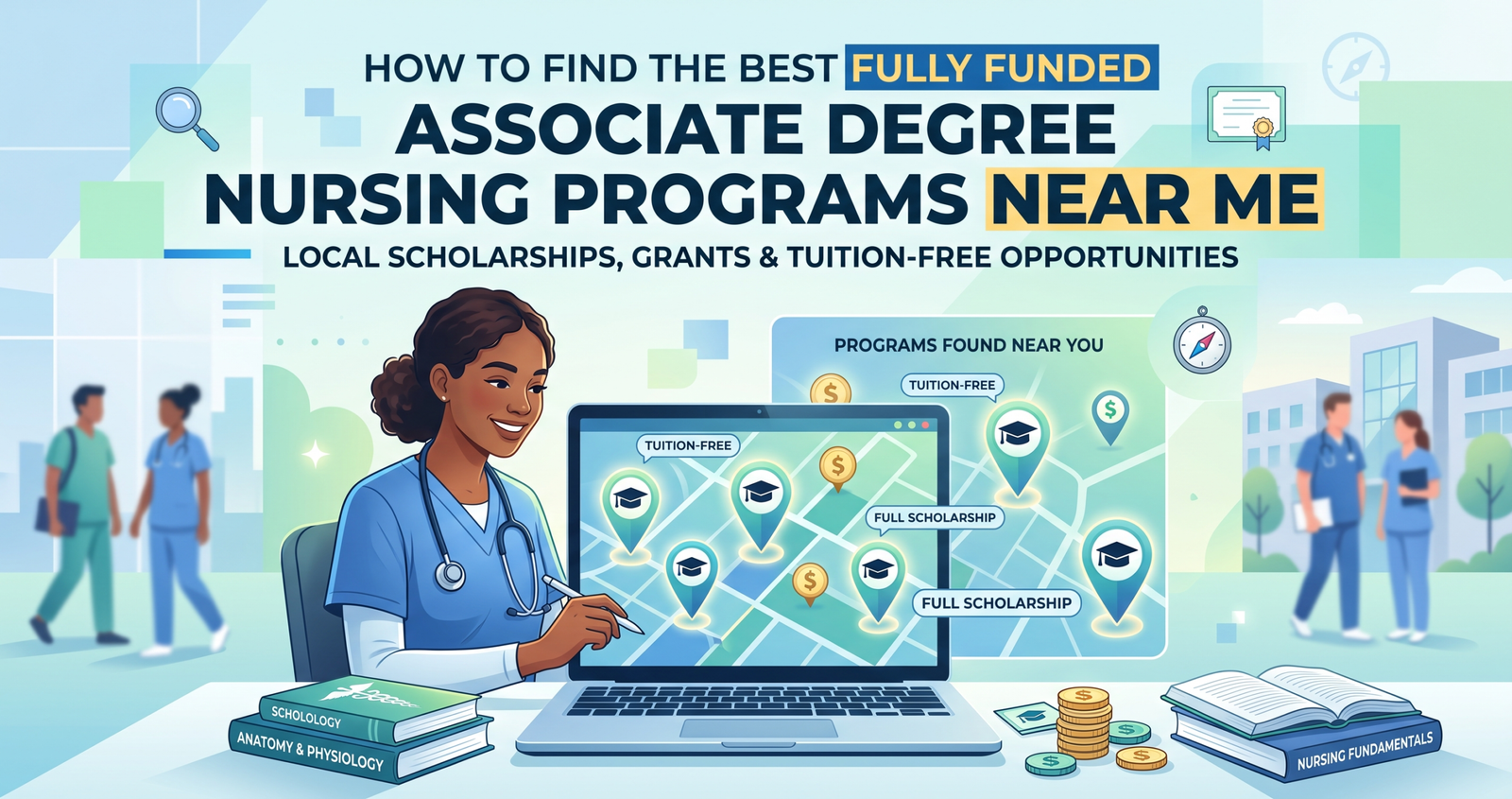 Discover How to Find the Best Fully Funded Associate Degree Nursing Programs Near Me.