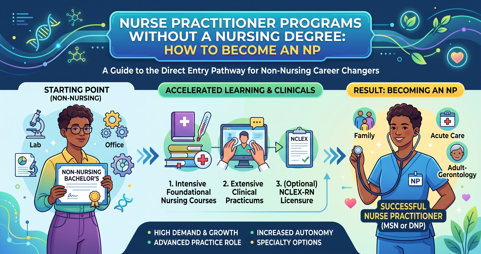 Discover how Nurse Practitioner Programs Without a Nursing Degree: How to Become an NP.