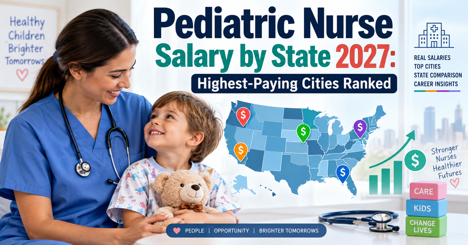 Discover the projected Pediatric Nurse Salary by State 2027: Highest-Paying Cities Ranked.