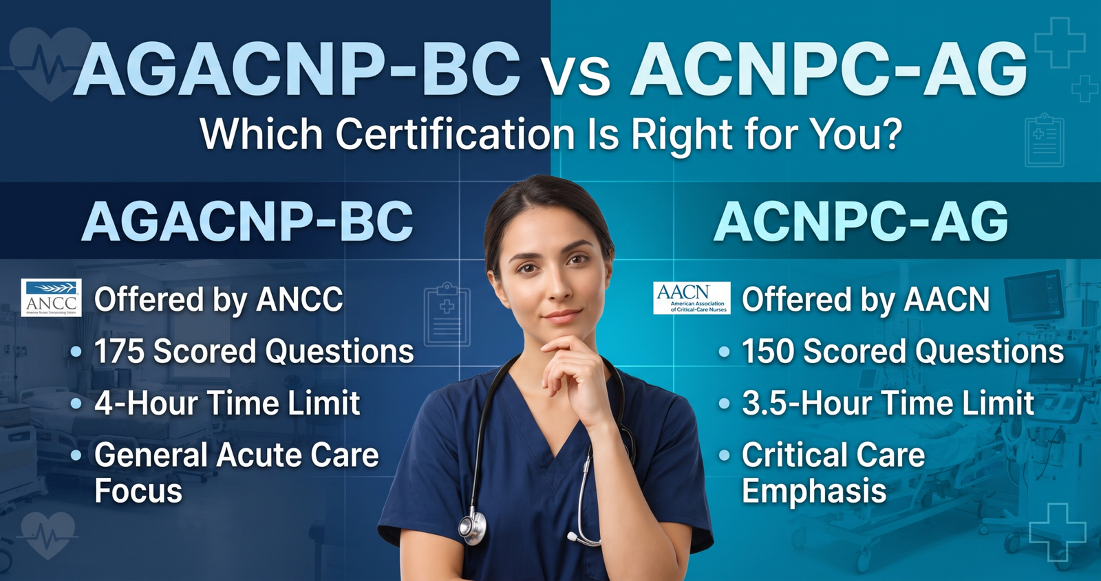 Explore AGACNP-BC vs ACNPC-AG: Which Certification Is Right for You?