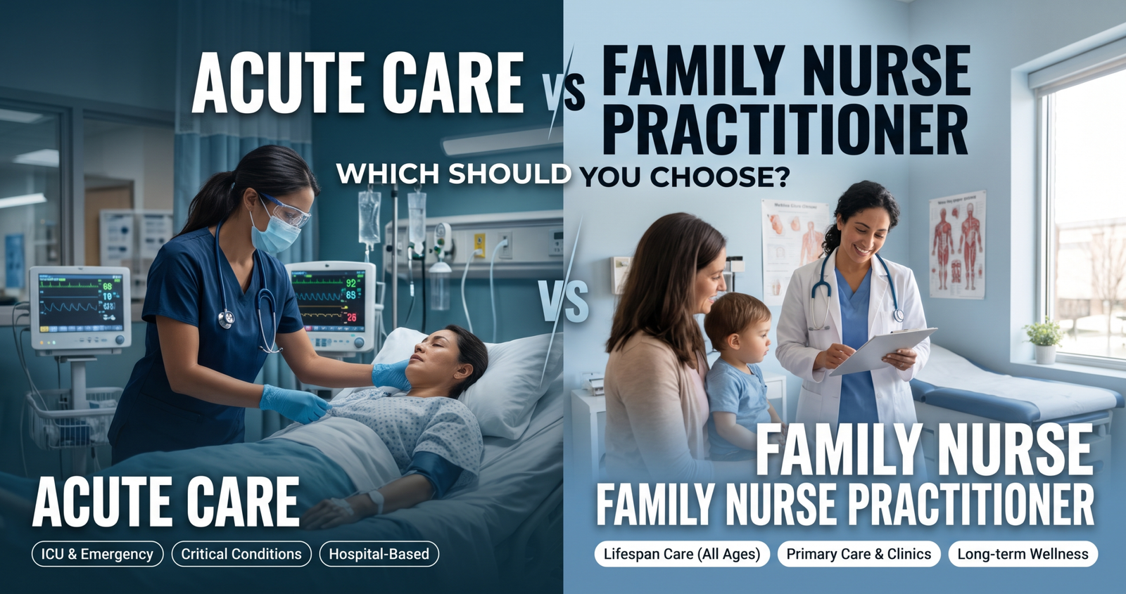 Explore Acute Care vs Family Nurse Practitioner: Which Should You Choose?