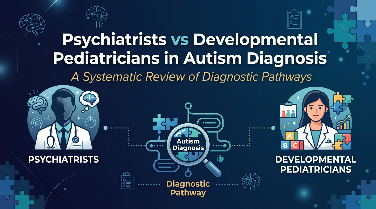 What is Psychiatrists vs Developmental Pediatricians in Autism Diagnosis: A Systematic Review of Diagnostic Pathways.